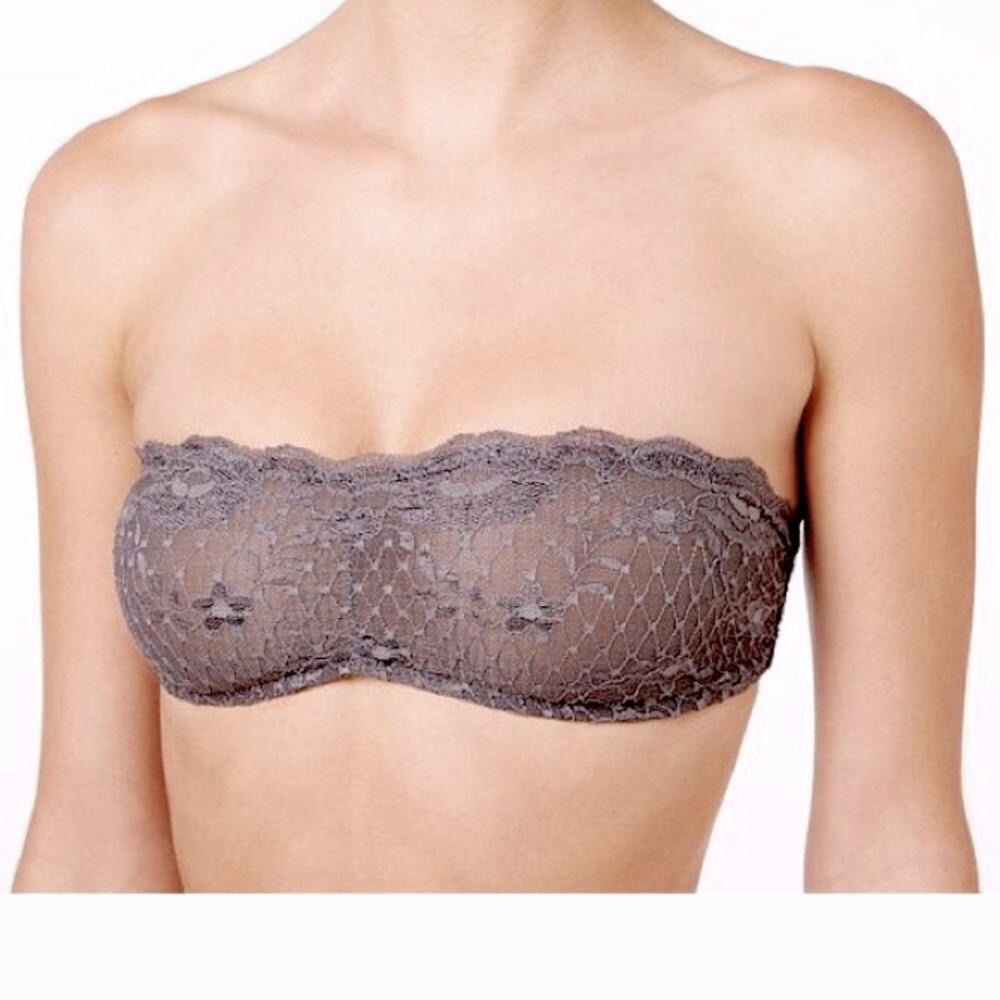 Bundle of 2 Free People Lace Bandeau, plastic side boning. Set of 2